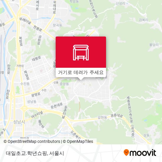 대일초교.학년쇼핑 지도
