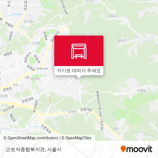 근로자종합복지관 지도