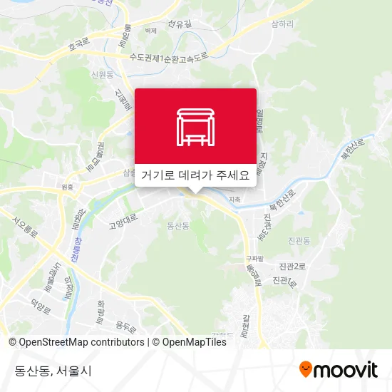 동산동 지도