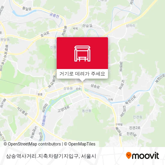 삼송역사거리.지축차량기지입구 지도
