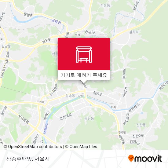 삼송주택앞 지도