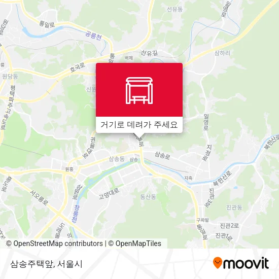 삼송주택앞 지도