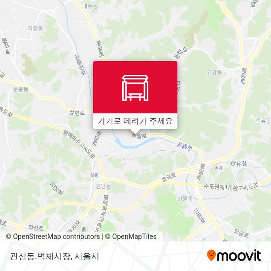 관산동.벽제시장 지도