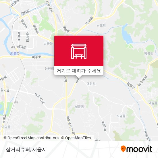 삼거리슈퍼 지도