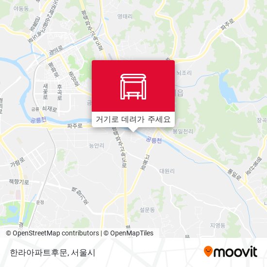 한라아파트후문 지도