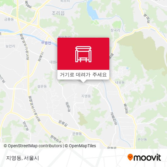 지영동 지도