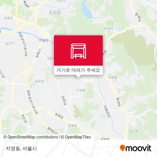지영동 지도