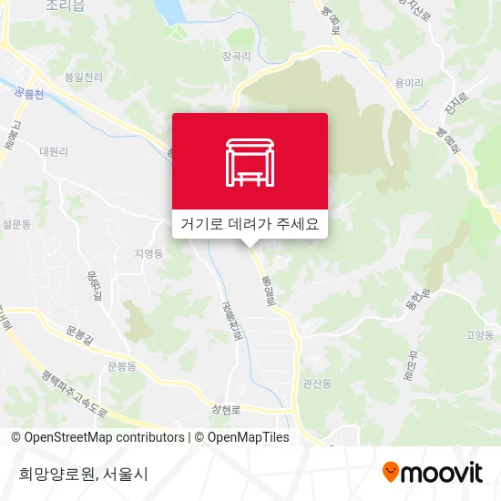 희망양로원 지도