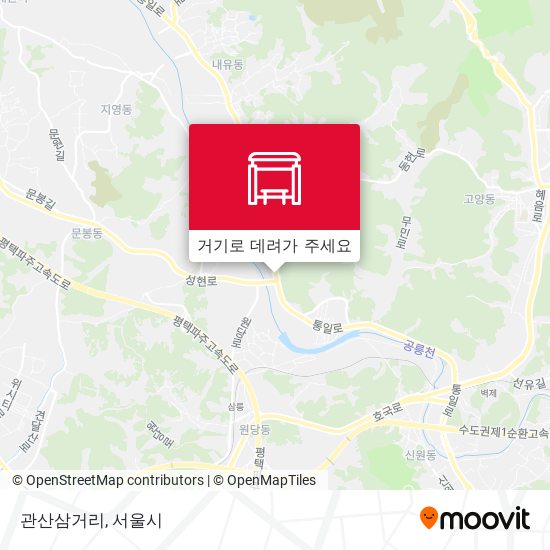 관산삼거리 지도