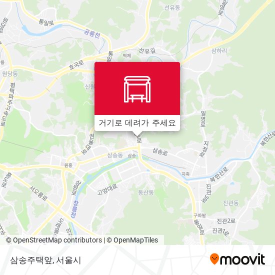 삼송주택앞 지도