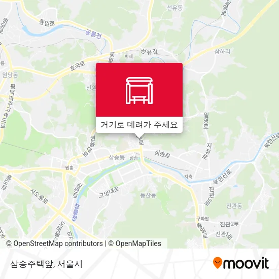 삼송주택앞 지도