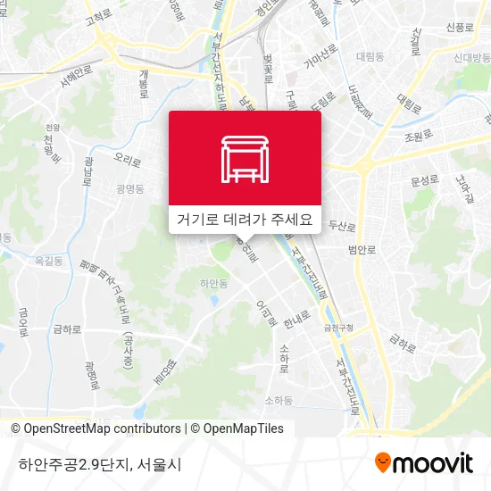 하안주공2.9단지 지도