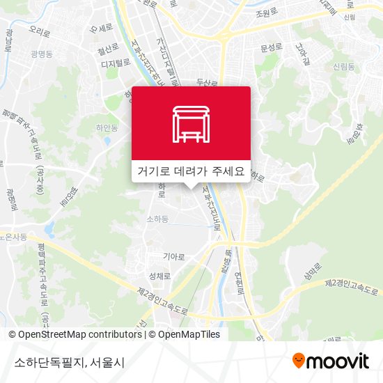 소하단독필지 지도