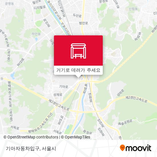 기아자동차입구 지도