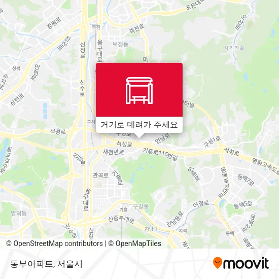 동부아파트 지도