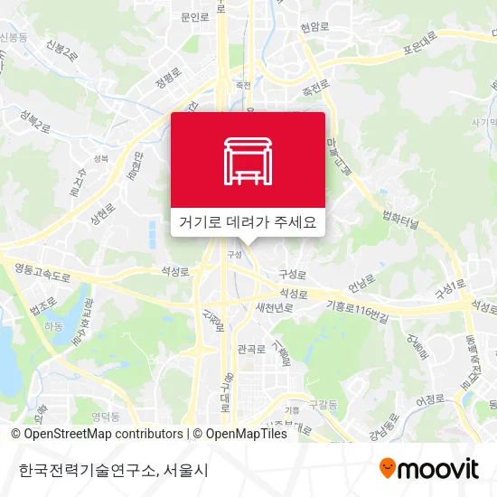 한국전력기술연구소 지도