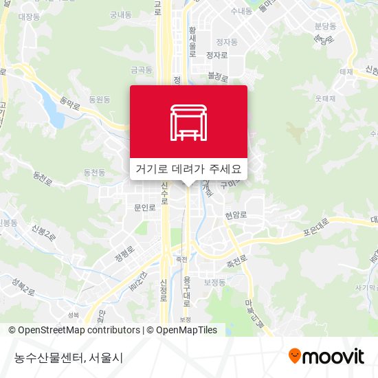 농수산물센터 지도