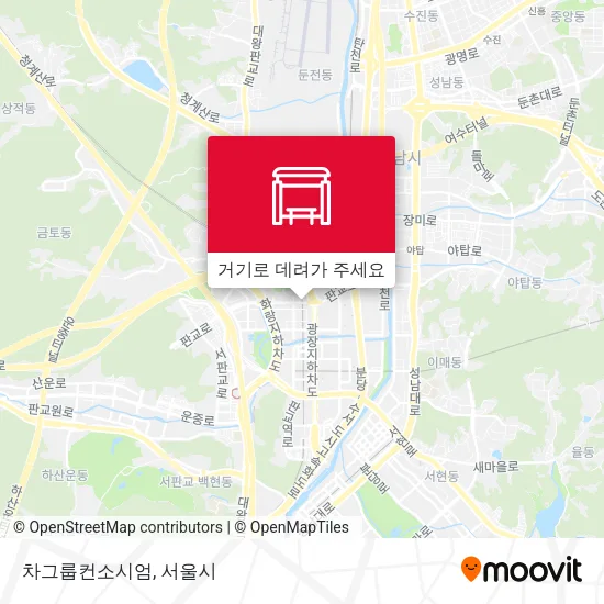 차그룹컨소시엄 지도