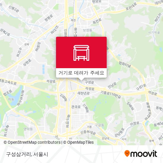 구성삼거리 지도