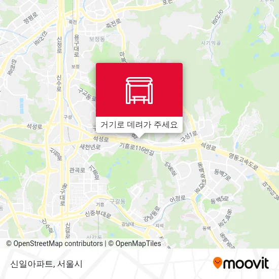 신일아파트 지도