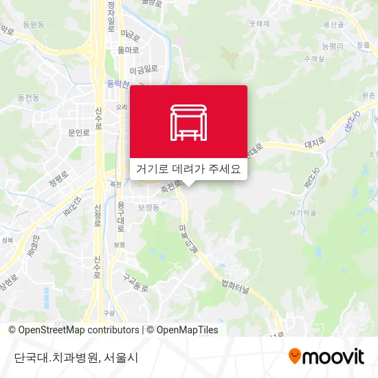 단국대.치과병원 지도
