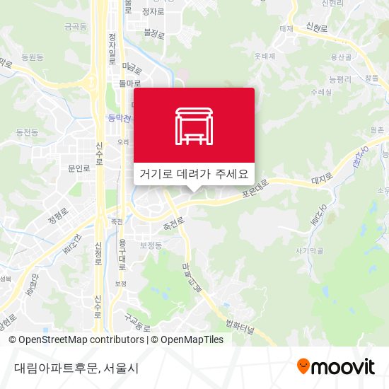 대림아파트후문 지도