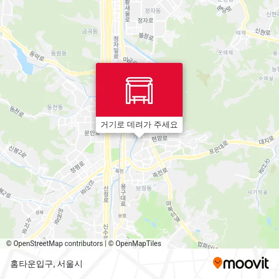 홈타운입구 지도