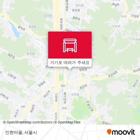 인현마을 지도