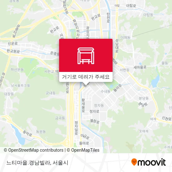 느티마을.경남빌라 지도