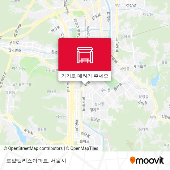 로얄팰리스아파트 지도