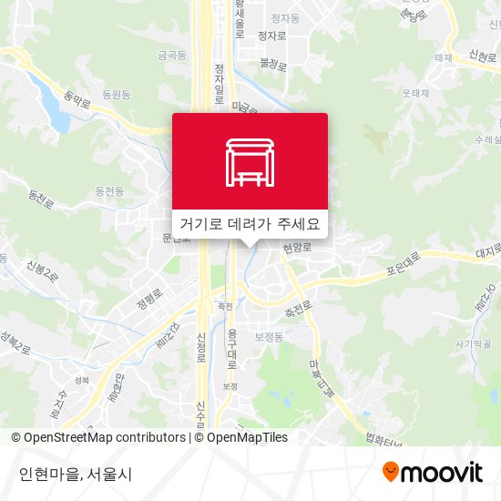 인현마을 지도
