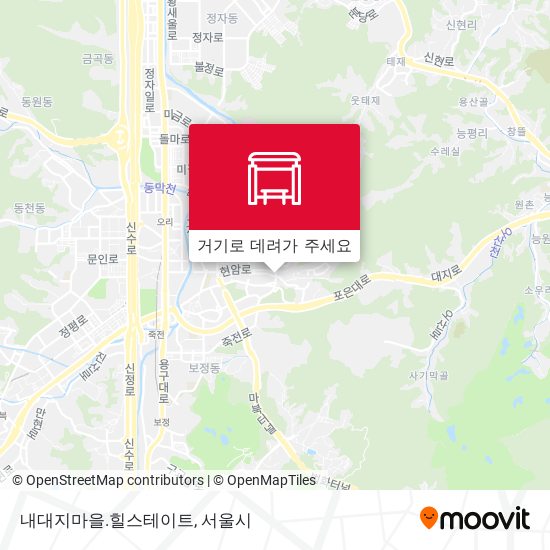 내대지마을.힐스테이트 지도