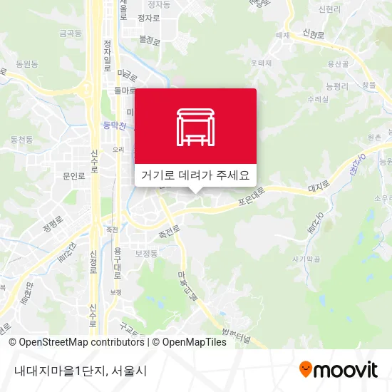 내대지마을1단지 지도