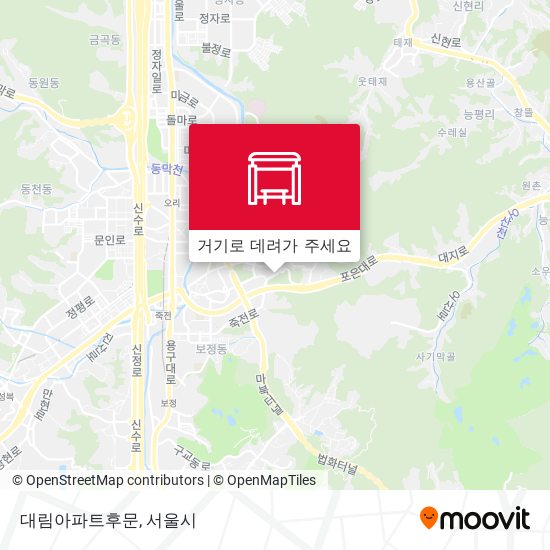 대림아파트후문 지도