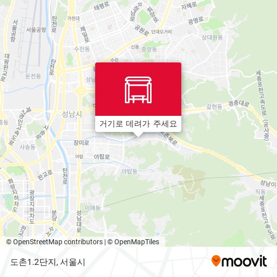 도촌1.2단지 지도