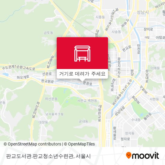판교도서관.판교청소년수련관 지도