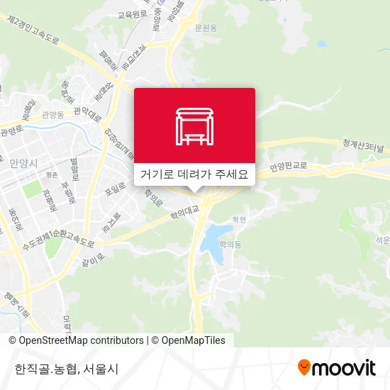 한직골.농협 지도