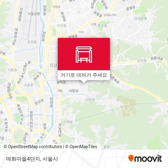 매화마을4단지 지도