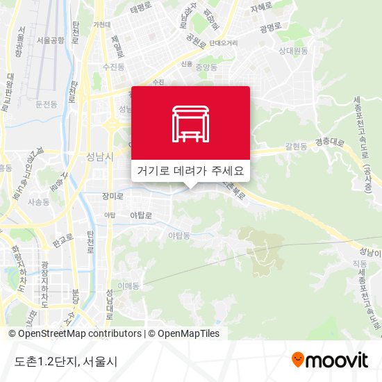 도촌1.2단지 지도