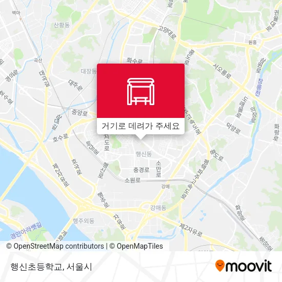 행신초등학교 지도