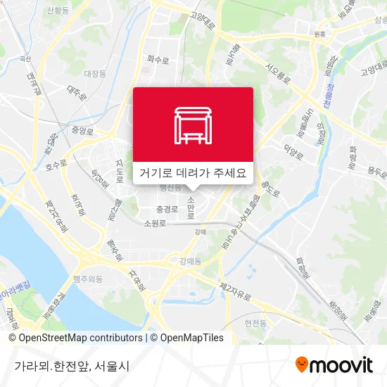 가라뫼.한전앞 지도
