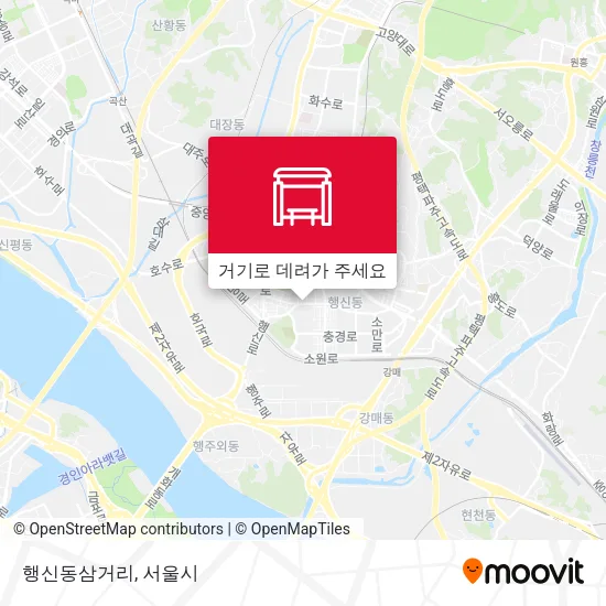 행신동삼거리 지도