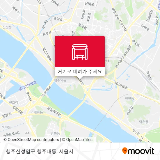 행주산성입구.행주내동 지도