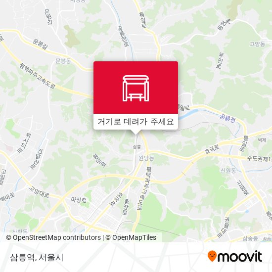 삼릉역 지도