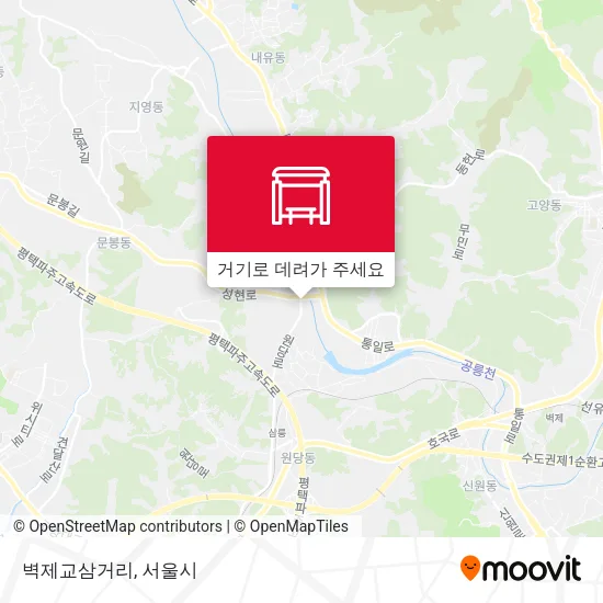 벽제교삼거리 지도