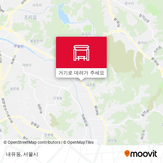 내유동 지도