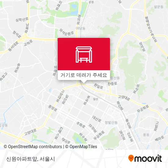 신원아파트앞 지도