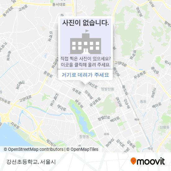 강선초등학교 지도