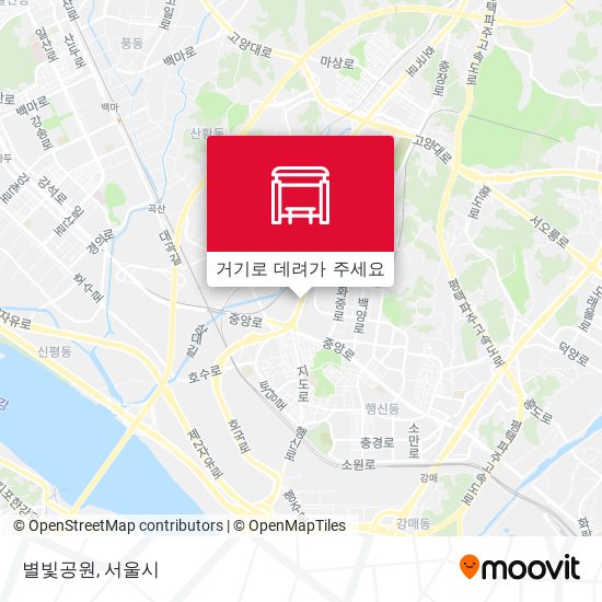 별빛공원 지도
