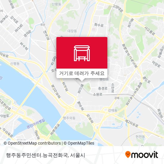 행주동주민센터.능곡전화국 지도